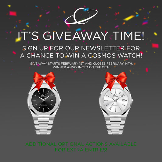 Join the BE Centauri Family: Enter Our Giveaway for a Chance to Win a Cosmos Watch
